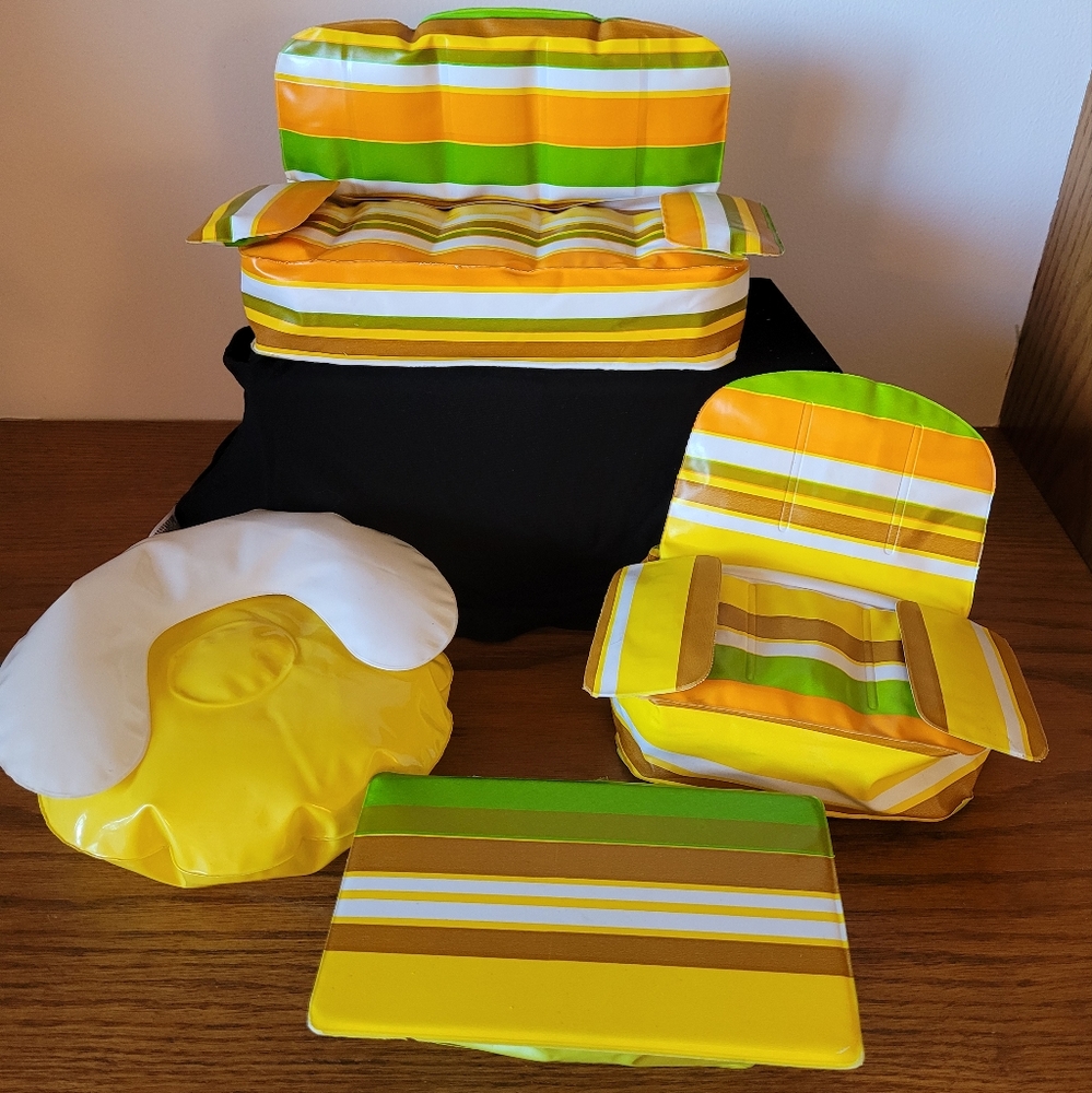 Vintage Barbie Puff n Play Blow up Furniture Set 1970s